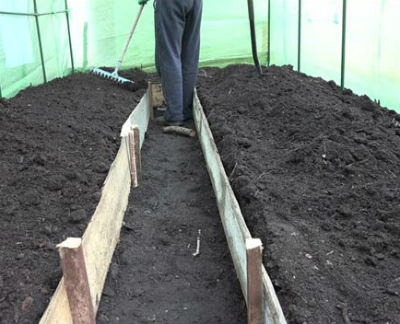 Подготовка почвы для помидоров в теплице