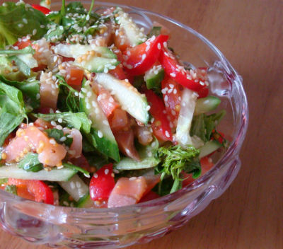 Вкусный салат с красной рыбой - рецепты к праздничному столу